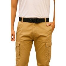 Çantachım Palaska Kemer Taktikal Tarz Plastik Tokalı Siyah