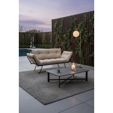 AVYNA Zenthora™ Katlanır Yataklı Kanepe – Iki Kişilik Çekyat Koltuk - Tay Tüyü - Krem - Premium Kumaş