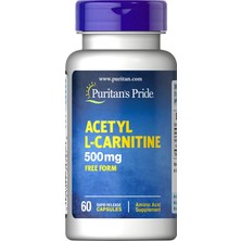 Puritan's Pride Acetyl L-Carnitine Hcl 500 Mg 60 Caps