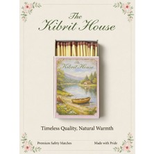 The Kibrit House  Doğal Yaşam Huzur Temalı Dekoratif Mum Yanı Konsept Uzun Kibrit