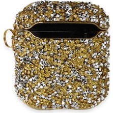 Erdo Ticaret Airpods 2 (2.nesil) Mira Taşlı Kılıf - Gold