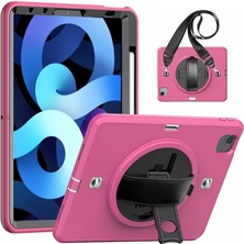 K-Yonlineticaret Ipad Pro 11 (2020) Kılıf Strap-C Otterbox Tablet Kapak - Pembe