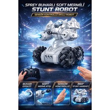 Uzaktan Kumandalı Işıklı El Hareketi Algılamalı Buharlı Soft Mermi Atan Stunt Robot Araba