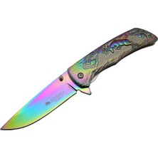 Haps Bugs Cravus Sibirya Geyikli Çakı Gökkuşağı S-2068X 21 cm