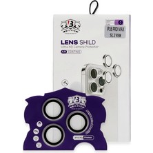 K-Yonlineticaret Iphone 16 Pro Max Bilvis Titan Kamera Lens - Titan Gri