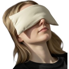 Lavande Lavanta Çiftliği Lavanta Dolgulu Göz Yastığı-Bej