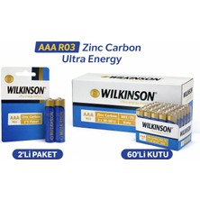 Esranın Dünyası Wilkinson Aaa R03 Ince Pil Zinc Carbon Ultra Energy