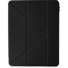 K-Yonlineticaret Xiaomi Redmi Pad Se Kılıf Kalemlikli Mars Tablet Kılıfı - Siyah