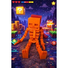 LUNALAB3D Iskelet Flexi Canlı Turuncu