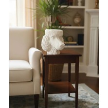 LUNALAB3D Poodle Büst Tasarımlı Dekoratif Saksı ve Organizer