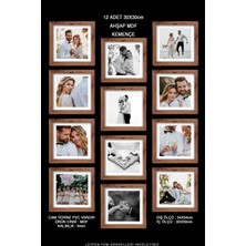 12 Adet 30X30 Çerçeve - Mdf Çerçeve - Fotoğraf Çerçevesi - Kare Çerçeve
