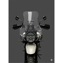 Saw-Tech Royal Enfield Himalayan 450 Tur Cami 55CM Yükseklik + Gps Tutucu Bar Şeffaf