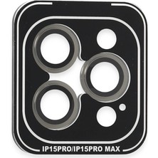 K-Yonlineticaret Joko Iphone 15 Pro Max Pvd Metal Kamera Lens - Gri