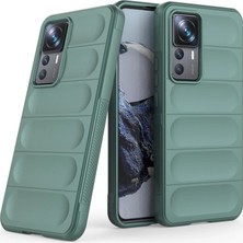 Erdo Ticaret Xiaomi Mi 12T Pro Kılıf Optimum Silikon - Koyu Yeşil