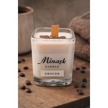 Minaşk Candle Graund Cam Bardak Kokulu Soya Mum