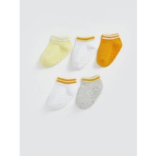 Lc Waikiki Yeni Sezon Çizgili Erkek Bebek Patik Çorap 5'li