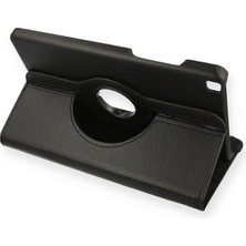 K-Yonlineticaret Samsung Galaxy T290 Tab A 8 Kılıf 360 Tablet Deri Kılıf - Siyah