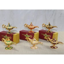 Uslucan Alışveriş Mineli Metal Alaaddin Lambası Model 4