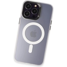Joko Iphone 15 Pro Max Kılıf Mateks Magsafe Kapak - Beyaz