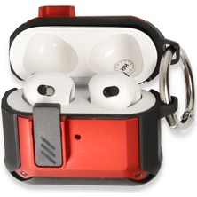 K-Yonlineticaret Airpods Pro 2 (2.nesil) Truva Kılıf - Kırmızı