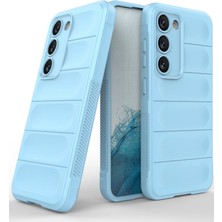 K-Yonlineticaret Samsung Galaxy S23 Plus Kılıf Optimum Silikon - Sky Blue