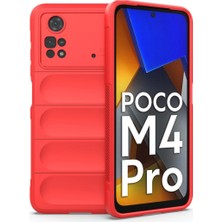 K-Yonlineticaret Xiaomi Poco M4 Pro 4g Kılıf Optimum Silikon - Kırmızı