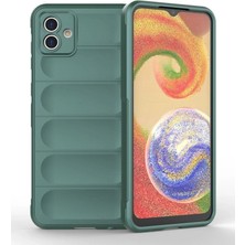 Erdo Ticaret Samsung Galaxy A04E Kılıf Optimum Silikon - Koyu Yeşil