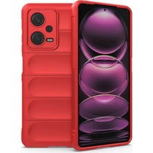 K-Yonlineticaret Xiaomi Redmi Note 12 4g Kılıf Optimum Silikon - Kırmızı