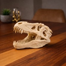 T-Rex Dinozor Kafatası / Dekoratif Fosil / Lunar Design