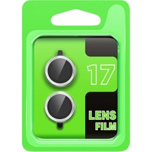 Erdo Ticaret Iphone 17 Raze Metal Kamera Lens - Gümüş
