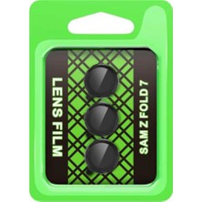 Erdo Ticaret Samsung Galaxy Z Fold 7 Raze Metal Kamera Lens - Siyah