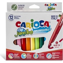 Mey İthalat Mey Ithalat®  Jumbo Süper Yıkanabilir Keçeli Boya Kalemi 12’li