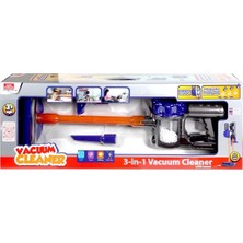 Aesco Vacuum Cleaner Pilli Kablosuz Oyuncak Dikey Standlı Elektrik Süpürgesi - 0282U