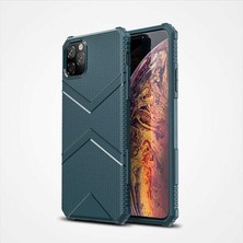 Cepustik Telefon Aksesuarları iPhone 11 Pro Max Kılıf Köşeleri Airbagli Parmak Izi Yapmayan Hank Silikon Kılıf