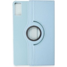 K-Yonlineticaret Xiaomi Redmi Pad Se Kılıf 360 Tablet Deri Kılıf - Turkuaz
