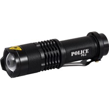 K-Yonlineticaret Police Ps-2 Cree Q5 LED Şarjlı El Feneri