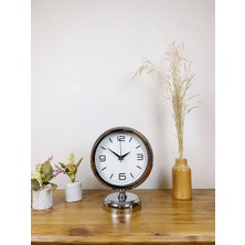 Ototechparca Krom Metal Modern Masa Saati 25×20 cm
