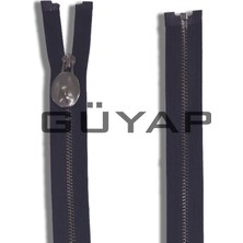 Güyap Yapı Tekstil Premium Demir Diş  Fermuarı [ 110 cm Siyah - Black Nikel Diş Tip/3 Numara - 5 Adet ]
