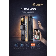 Larens Elixa F7 Pro Akıllı Kapı Kilidi – Yüz Tanıma, Parmak Izi, Şifre, Kart ve Tuya Uygulama Destekli
