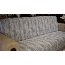 Tfn Home Pamuklu Koltuk Örtüsü Kaymaz Yüzey Leke Dirençli Mavi Duvar Desen 170 x 210 cm