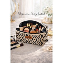 Flow Home Makyaj Organizer, Seyahat & Günlük Makyaj Çantası, Kozmetik Organizer, Valiz Içi Düzenleyici, Bohem