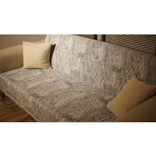 Tfn Home Pamuklu Koltuk Örtüsü Kaymaz Yeşil Duvar Desen 170 x 210 cm