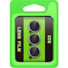 Erdo Ticaret Samsung Galaxy S23 Raze Metal Kamera Lens - Mor