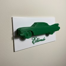Riva Self Klasik Cadillac Eldorado 1959 Tasarımlı 3D Dekoratif Kabartma Duvar Panosu