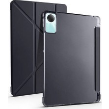 K-Yonlineticaret Xiaomi Redmi Pad Se 4g Kılıf Kalemlikli Mars Tablet Kılıfı - Siyah
