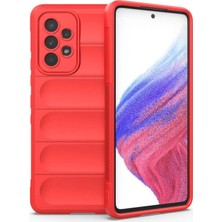 K-Yonlineticaret Samsung Galaxy A73 5g Kılıf Optimum Silikon - Kırmızı