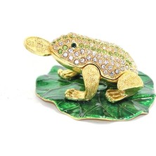 Uslucan Alışveriş Swarovski Taşlı Tekli Kurbağa Model 2