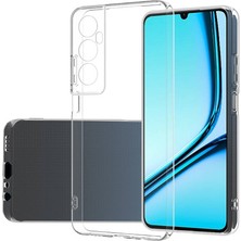 Nanospace Realme C65 Ile Uyumlu Kılıf Kamera Korumalı Şeffaf Silikon Kılıf
