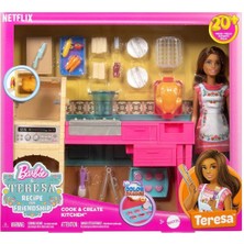 Aesco JCT06 Teresa ve Mutfağı Oyun Seti - Barbie And Teresa Recipe For Friendship
