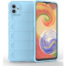 K-Yonlineticaret Samsung Galaxy A04 Kılıf Optimum Silikon - Sky Blue